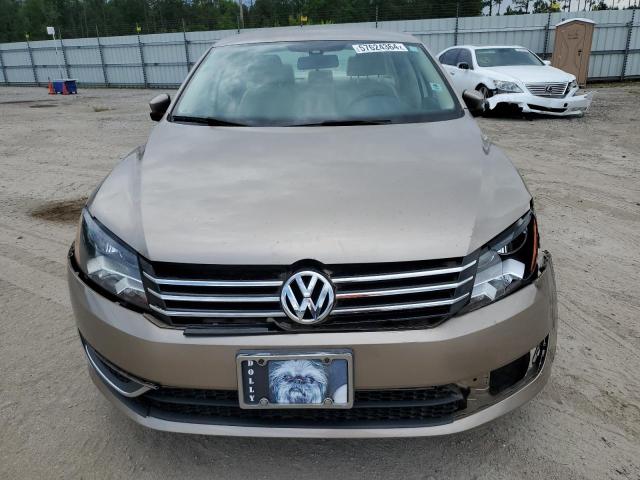 1VWAT7A32FC041263 - 2015 VOLKSWAGEN PASSAT S TAN photo 5