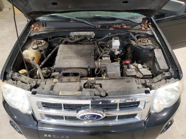 1FMCU9DG5AKD31512 - 2010 FORD ESCAPE XLT BLACK photo 12