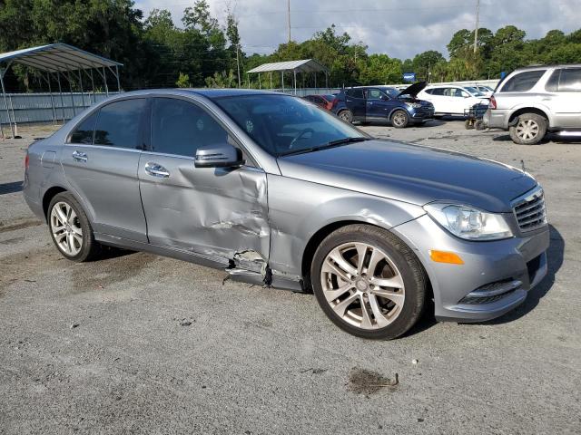 WDDGF4HB3EG253666 - 2014 MERCEDES-BENZ C 250 SILVER photo 4