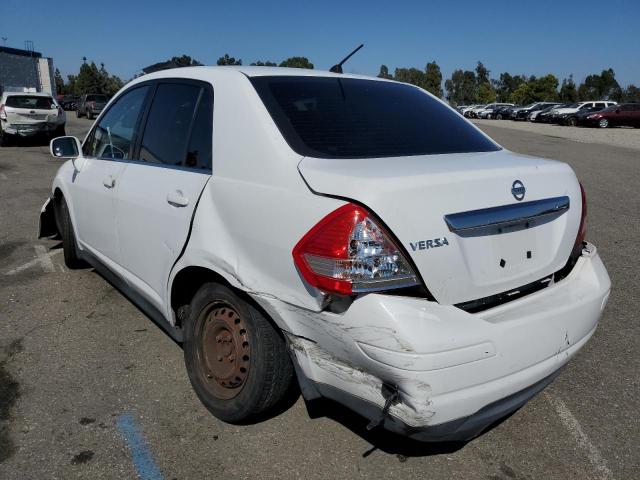 3N1BC11E68L390622 - 2008 NISSAN VERSA S WHITE photo 2