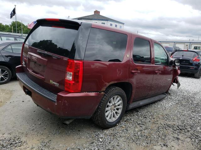 1GKFK13569R174069 - 2009 GMC YUKON HYBRID RED photo 3