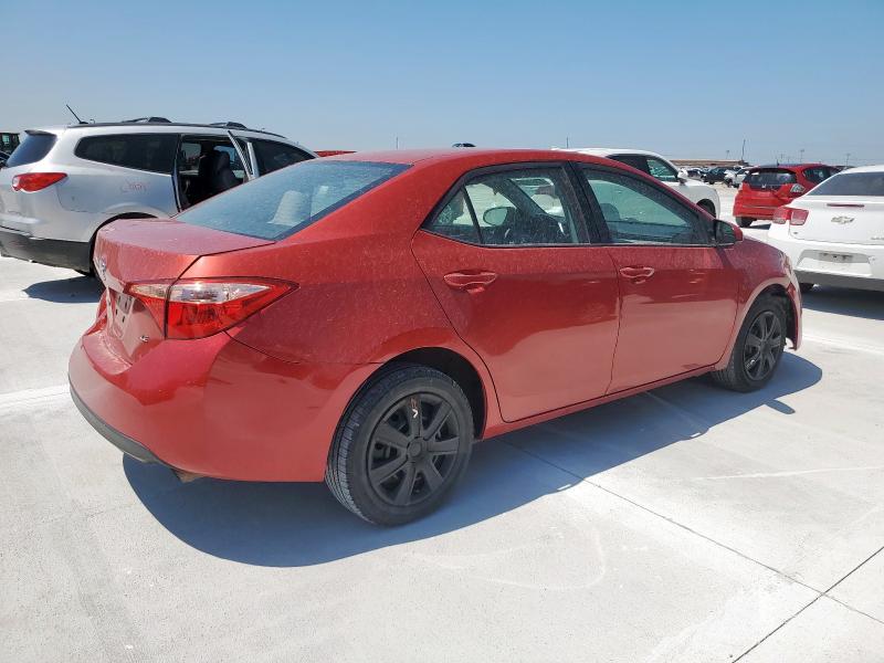 5YFBURHEXKP934144 - 2019 TOYOTA COROLLA L RED photo 3