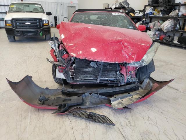 4T1FA38P77U123707 - 2007 TOYOTA CAMRY SOLA SE RED photo 5