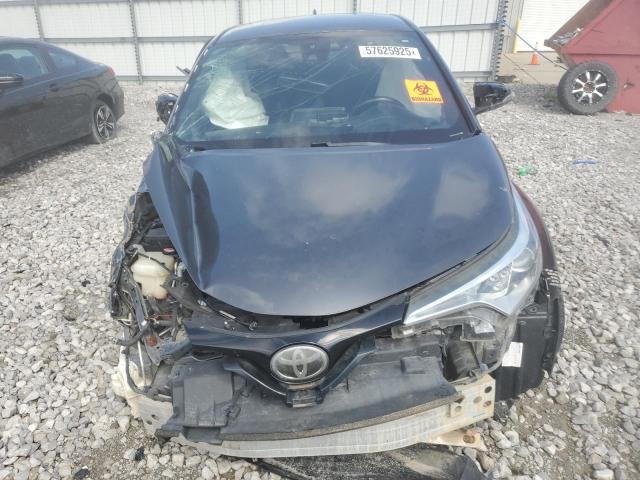 NMTKHMBX1JR003733 - 2018 TOYOTA C-HR XLE Մոխրագույն լուսանկար 5