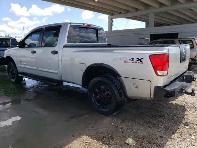 1N6BA07F68N312075 - 2008 NISSAN TITAN XE SILVER photo 2