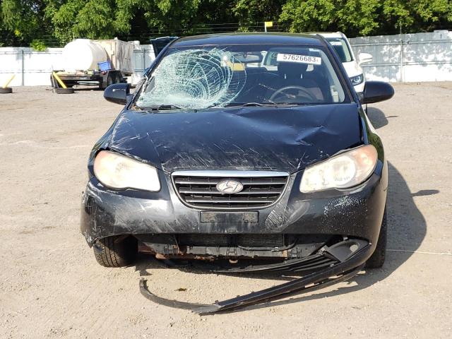 KMHDU45D98U314786 - 2008 HYUNDAI ELANTRA GL BLACK photo 5