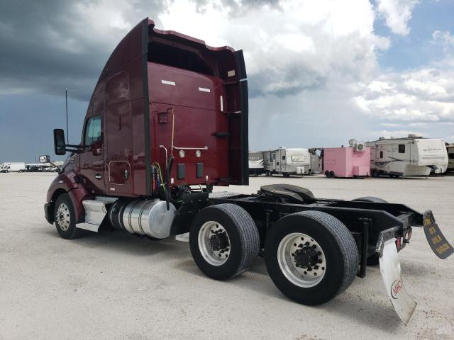 1XKYDP9X2KJ241236 - 2019 KENWORTH CONSTRUCTI T680 MAROON photo 3