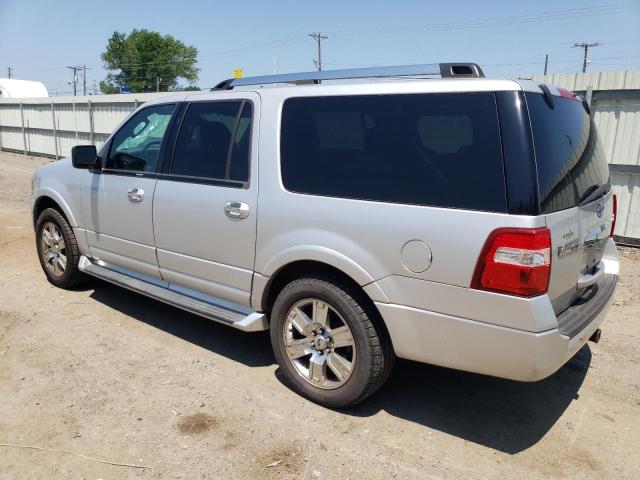 1FMJK1K50AEA62138 - 2010 FORD EXPEDITION EL LIMITED SILVER photo 2