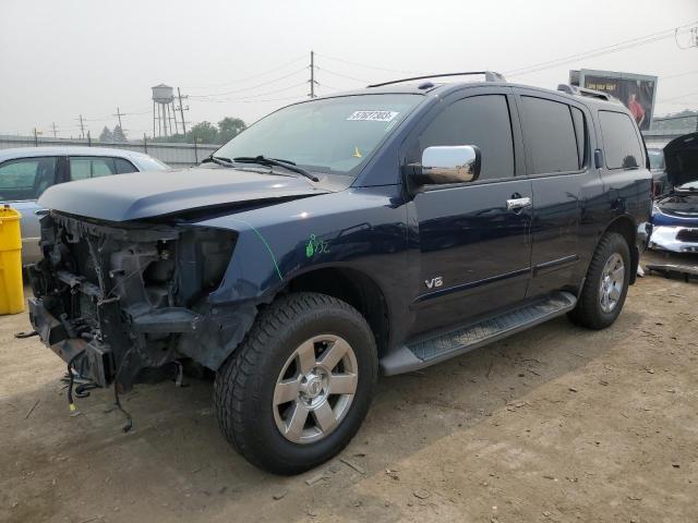 5N1AA08C67N702266 - 2007 NISSAN ARMADA SE BLUE photo 1