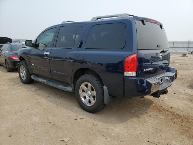 5N1AA08C67N702266 - 2007 NISSAN ARMADA SE BLUE photo 2