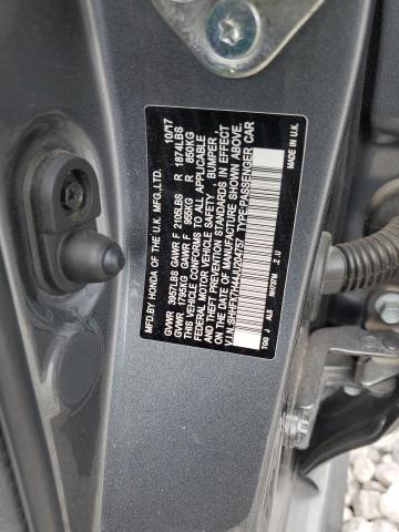 SHHFK7H44JU204757 - 2018 HONDA CIVIC SPORT CHARCOAL photo 12