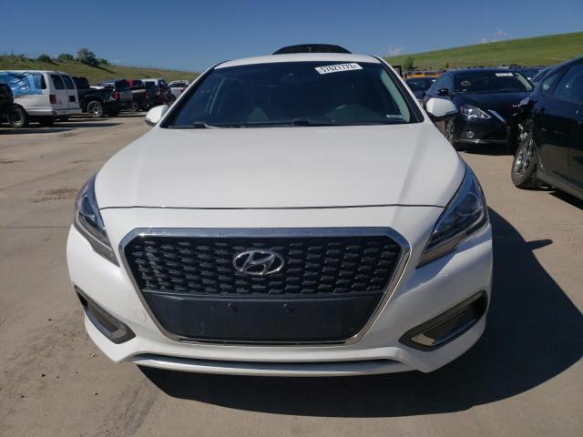 KMHE24L13GA038544 - 2016 HYUNDAI SONATA HYBRID WHITE photo 5