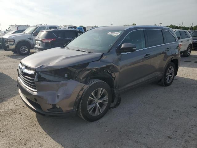 5TDJKRFH6ES021908 - 2014 TOYOTA HIGHLANDER XLE 灰色 照片 1