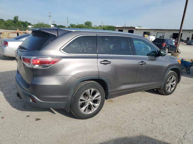5TDJKRFH6ES021908 - 2014 TOYOTA HIGHLANDER XLE 灰色 照片 3