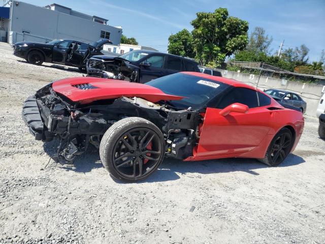 1G1YB2D72K5121028 - 2019 CHEVROLET CORVETTE STINGRAY 1LT RED photo 1