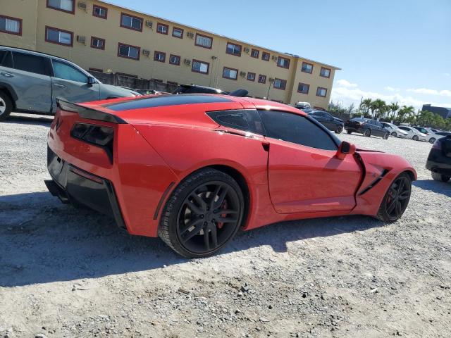 1G1YB2D72K5121028 - 2019 CHEVROLET CORVETTE STINGRAY 1LT RED photo 3