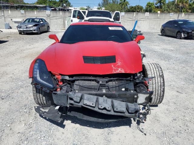 1G1YB2D72K5121028 - 2019 CHEVROLET CORVETTE STINGRAY 1LT RED photo 5