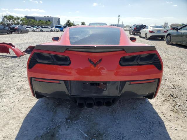 1G1YB2D72K5121028 - 2019 CHEVROLET CORVETTE STINGRAY 1LT RED photo 6