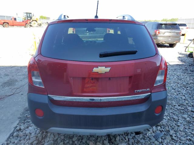 3GNAL2EK6ES510829 - 2014 CHEVROLET CAPTIVA LS წითელი ფოტო 6