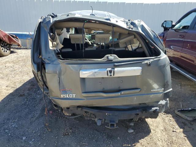 5FNYF38919B009536 - 2009 HONDA PILOT TOURING GRAY photo 6