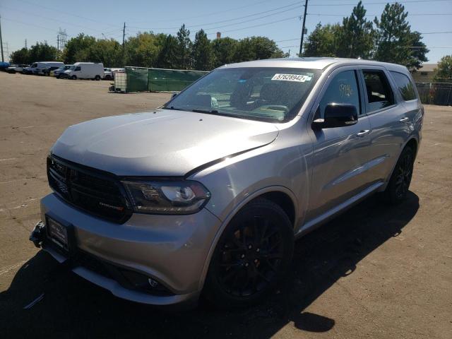 1C4SDJCT2FC784780 - 2015 DODGE DURANGO R/T SILVER photo 2