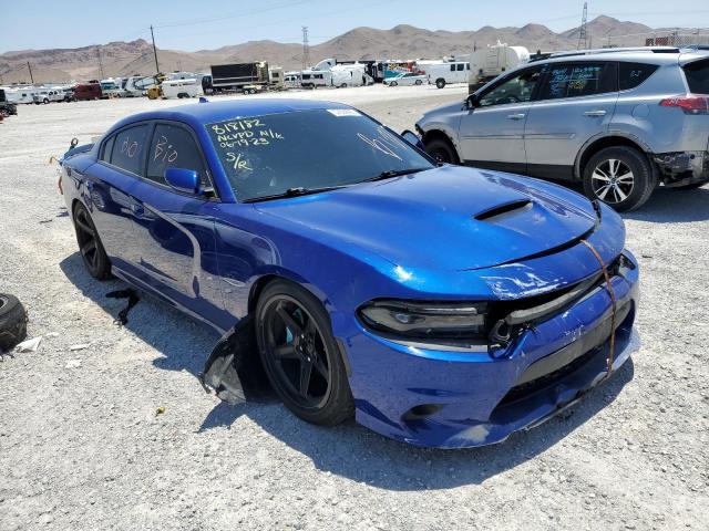 2C3CDXGJ7KH553272 - 2019 DODGE CHARGER SCAT PACK BLUE photo 4