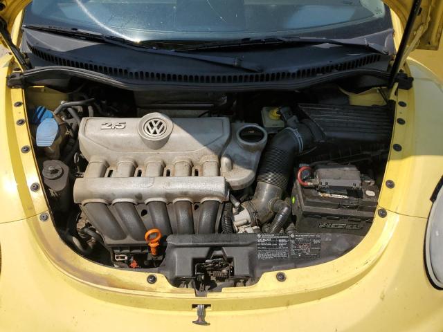 3VWPW31C46M400413 - 2006 VOLKSWAGEN NEW BEETLE 2.5L YELLOW photo 11