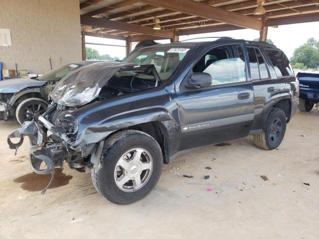 1GNDS13S932250822 - 2003 CHEVROLET TRAILBLAZE GRAY photo 1