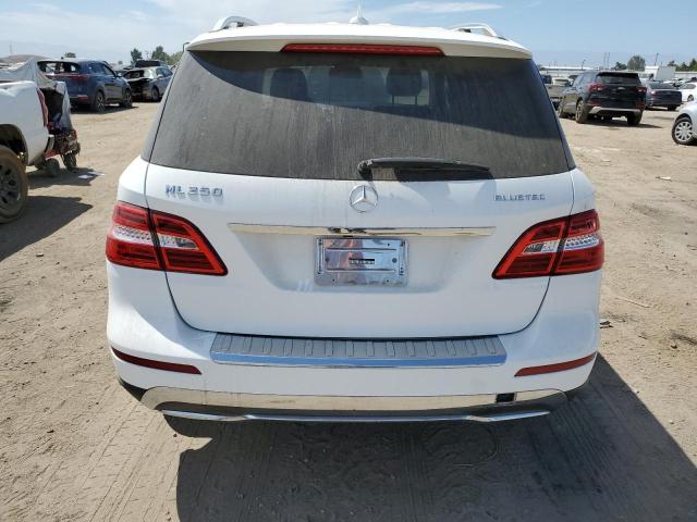 4JGDA0EB3FA511192 - 2015 MERCEDES-BENZ ML 250 BLUETEC WHITE photo 6