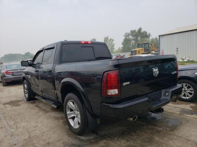 1C6RR7MT3DS598340 - 2013 RAM 1500 SPORT BLACK photo 2