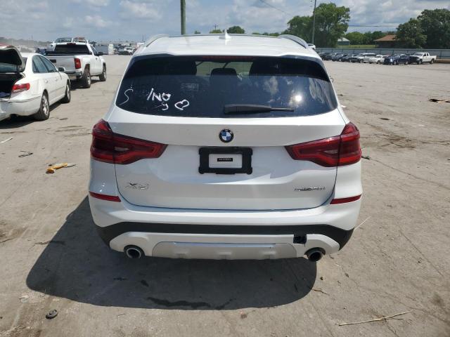 5UXTY3C00LLE55082 - 2020 BMW X3 SDRIVE30I WHITE photo 6