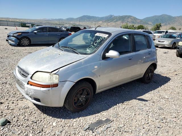 KL1TD66617B793024 - 2007 CHEVROLET AVEO BASE Gümüş foto 1