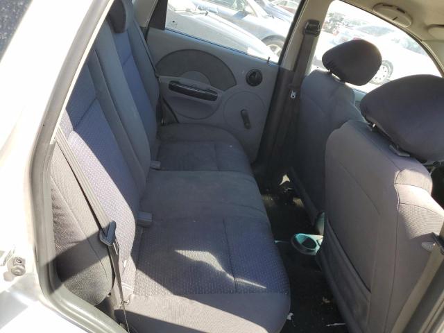 KL1TD66617B793024 - 2007 CHEVROLET AVEO BASE Gümüş foto 10