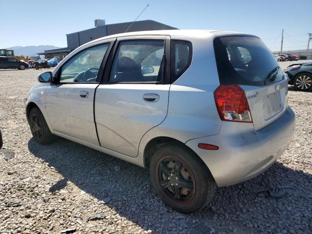 KL1TD66617B793024 - 2007 CHEVROLET AVEO BASE Gümüş foto 2
