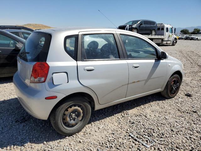 KL1TD66617B793024 - 2007 CHEVROLET AVEO BASE Gümüş foto 3