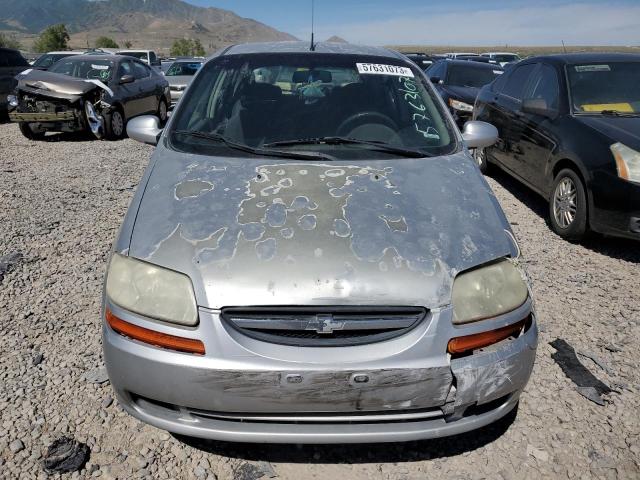 KL1TD66617B793024 - 2007 CHEVROLET AVEO BASE Gümüş foto 5