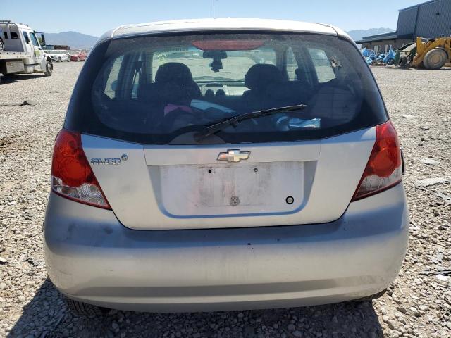 KL1TD66617B793024 - 2007 CHEVROLET AVEO BASE Gümüş foto 6
