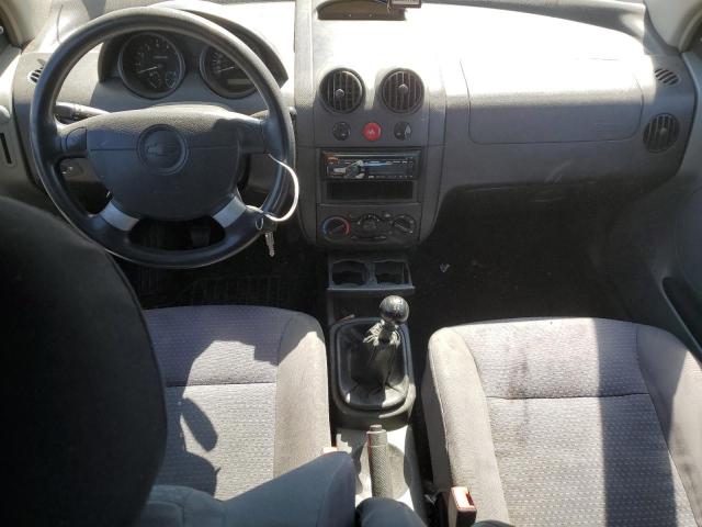 KL1TD66617B793024 - 2007 CHEVROLET AVEO BASE Gümüş foto 8