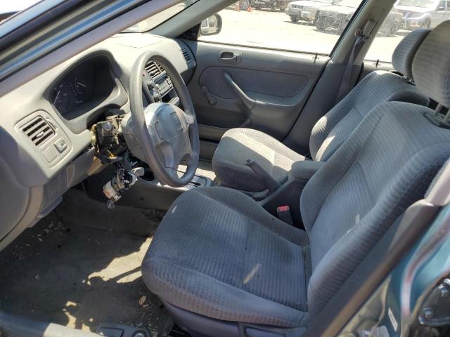 2HGEJ6619YH592562 - 2000 HONDA CIVIC BASE TEAL photo 7