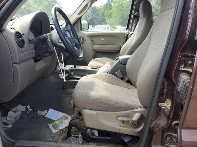 1J4GL48K44W294406 - 2004 JEEP LIBERTY SPORT 勃艮第红 照片 7