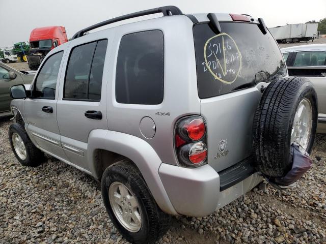 1J4GL58K92W255832 - 2002 JEEP LIBERTY LIMITED SILVER photo 2