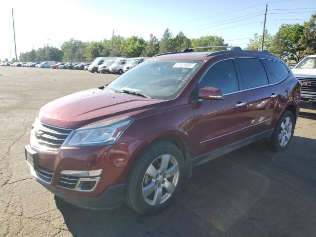 1GNKVJKD2FJ370876 - 2015 CHEVROLET TRAVERSE LTZ RED photo 1