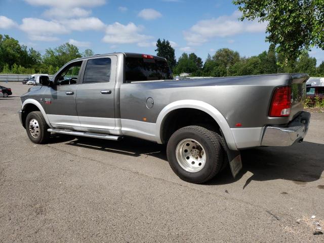 3C63DRJL3CG317339 - 2012 DODGE RAM 3500 LARAMIE GRAY photo 2