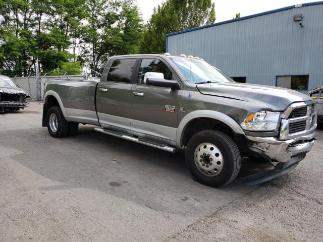 3C63DRJL3CG317339 - 2012 DODGE RAM 3500 LARAMIE GRAY photo 4