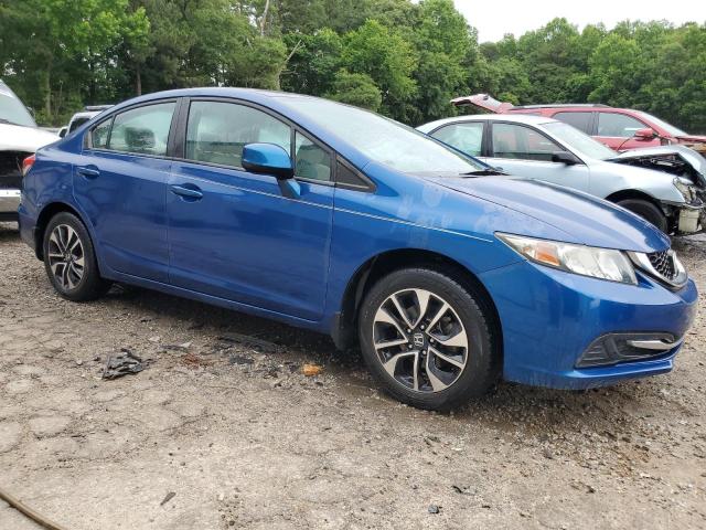 19XFB2F83DE054919 - 2013 HONDA CIVIC EX BLUE photo 4