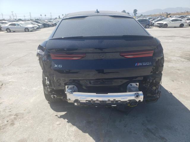 5UXCY8C0XP9R58597 - 2023 BMW X6 M50I BLUE photo 6