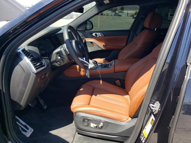 5UXCY8C0XP9R58597 - 2023 BMW X6 M50I BLUE photo 7