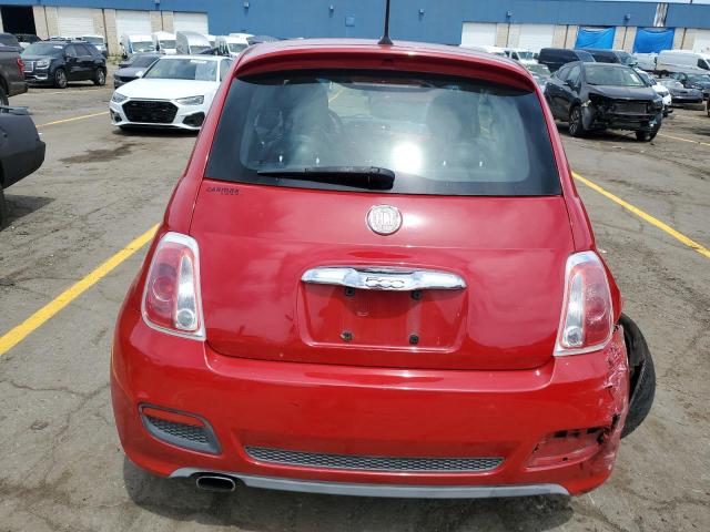 3C3CFFBR2CT126317 - 2012 FIAT 500 SPORT RED photo 6