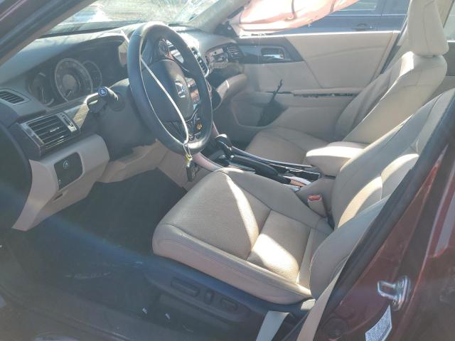 1HGCR2F83GA062722 - 2016 HONDA ACCORD EXL BURGUNDY photo 7