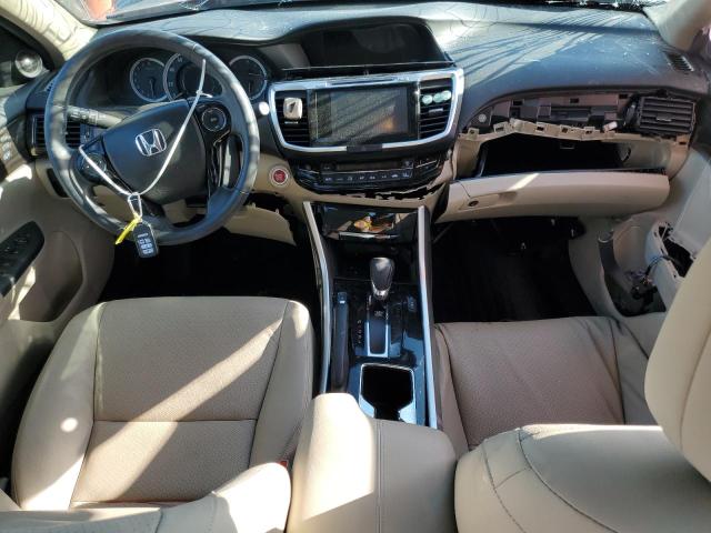 1HGCR2F83GA062722 - 2016 HONDA ACCORD EXL BURGUNDY photo 8